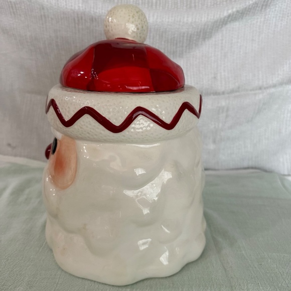 Vintage Hallmark  Ceramic Santa  Face Cookie Jar, - Picture 4 of 8